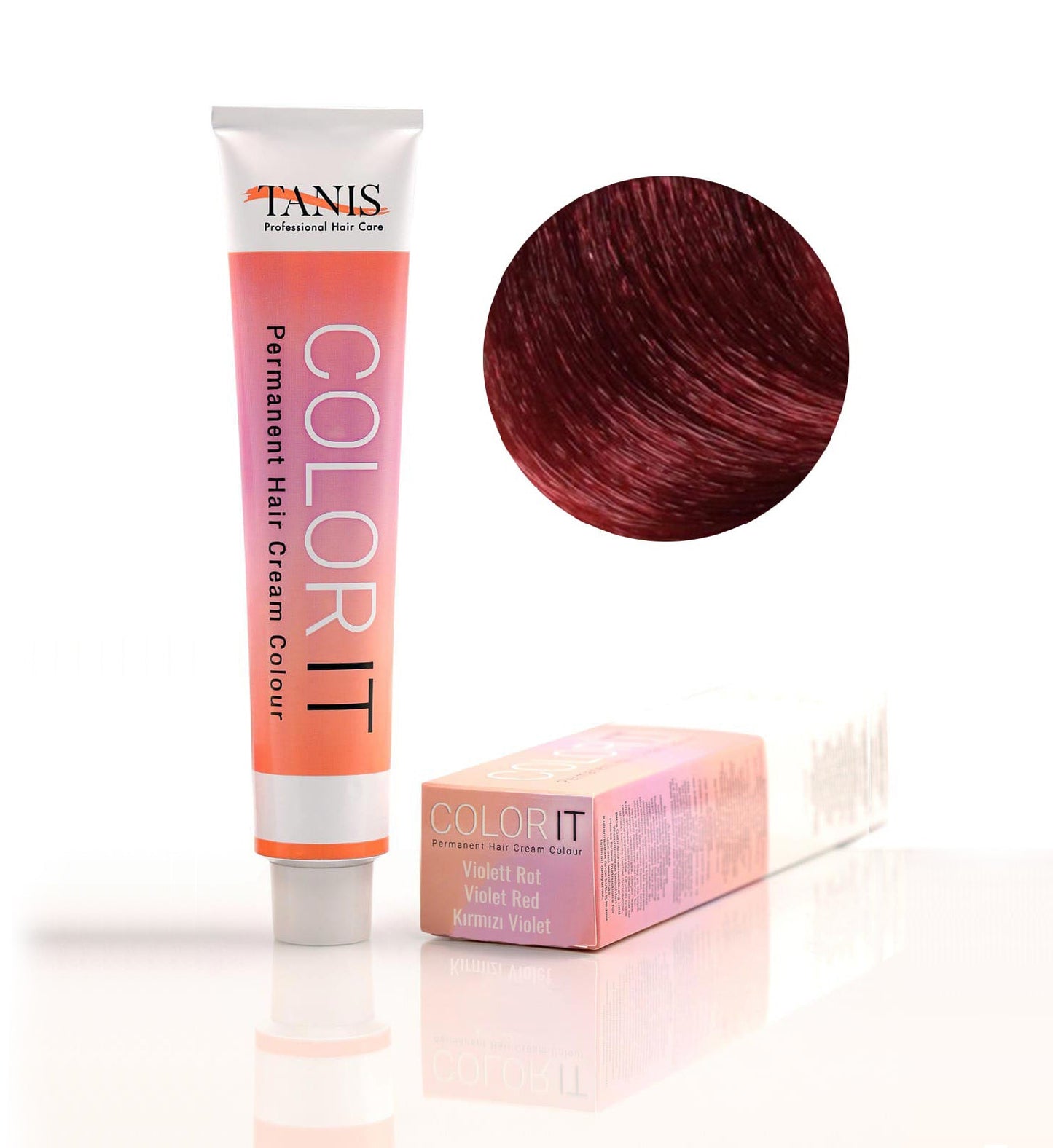 Permanente Haarfarbe COLOR-IT Violett Rot