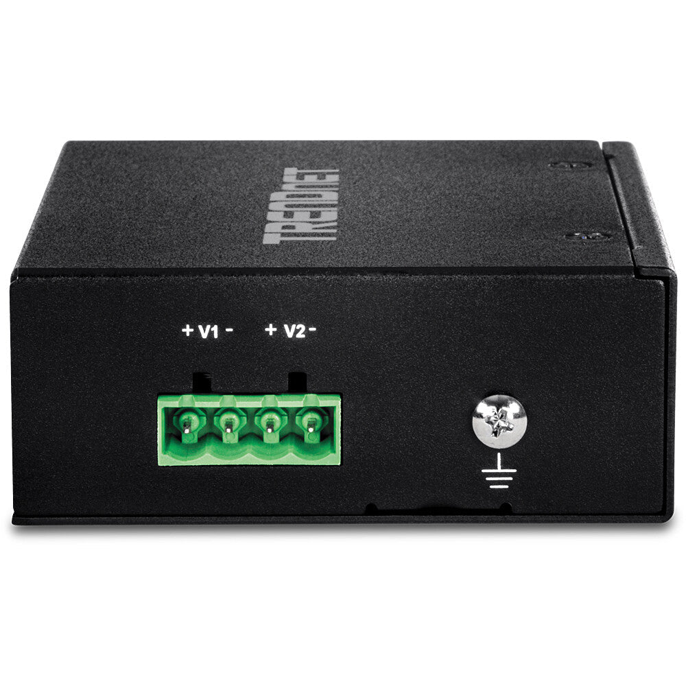 Trendnet TI-E50 nätverksswitchar Ohanterad Fast Ethernet (10/100) Svart