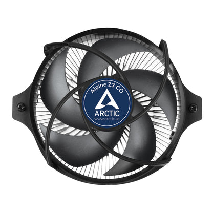 ARCTIC Alpine 23 CO Processor Luftkylare 9 cm Gjuten aluminium, Svart 1 styck