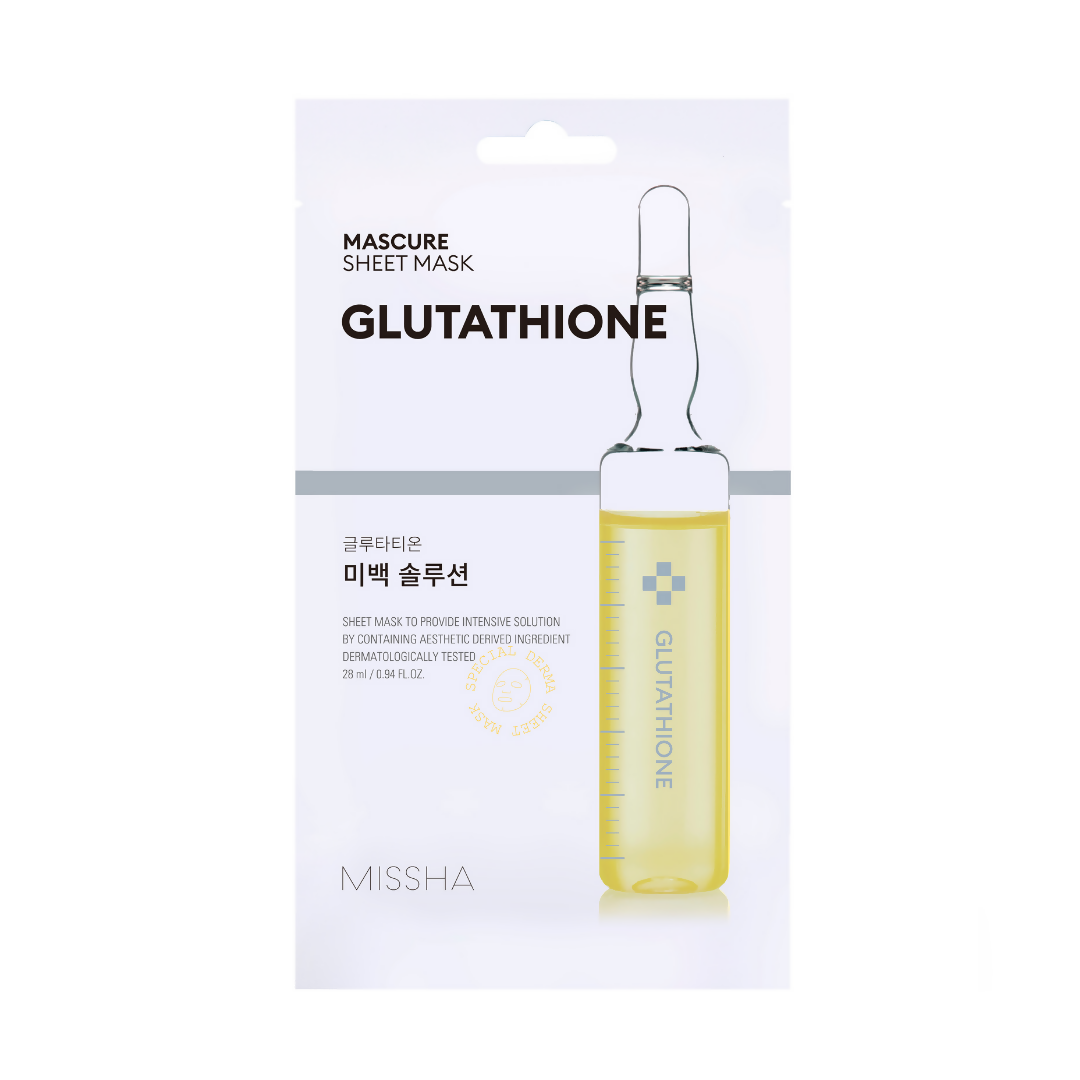 Mascure Whitening Solution Sheet Mask Glutathione