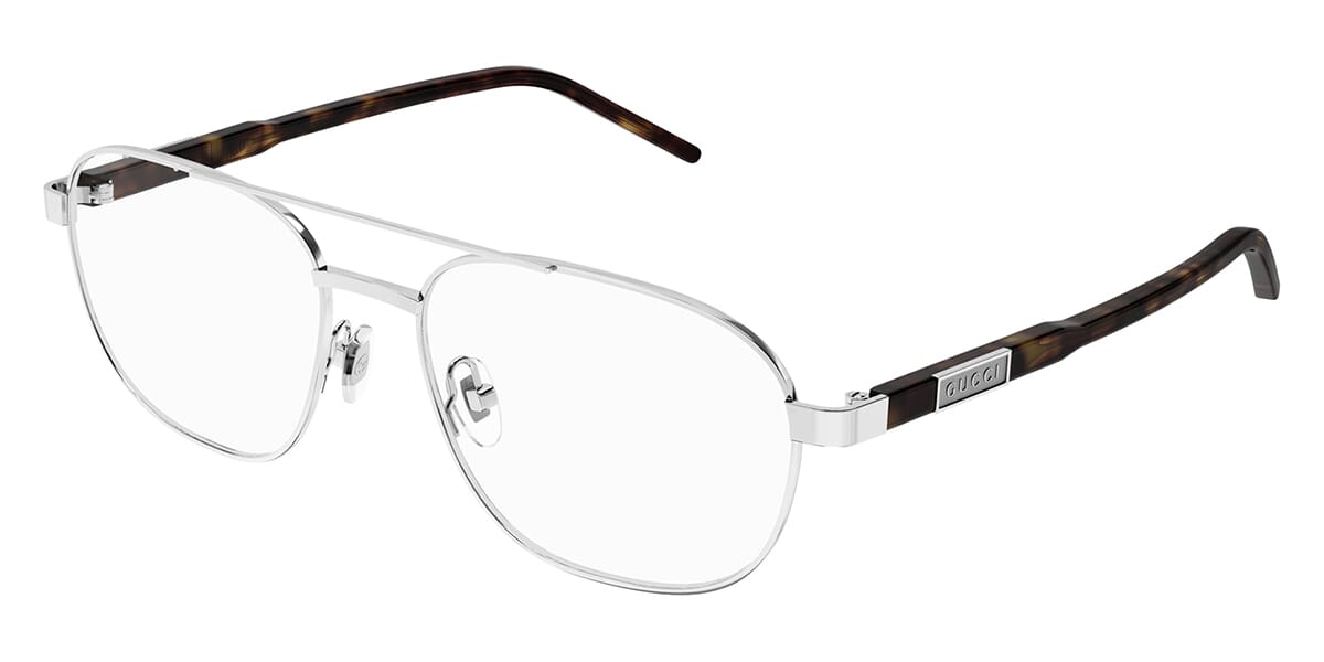Gucci GG1800O #colour_shiny silver with dark havana