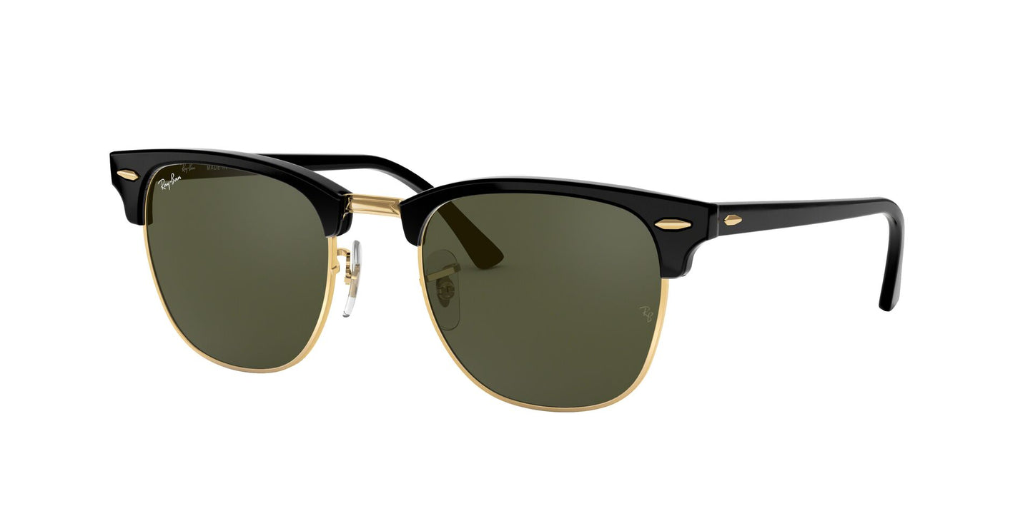 Ray-Ban Clubmaster RB3016 Black-Green #colour_black-green