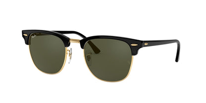 Ray-Ban Clubmaster RB3016 Black-Green #colour_black-green