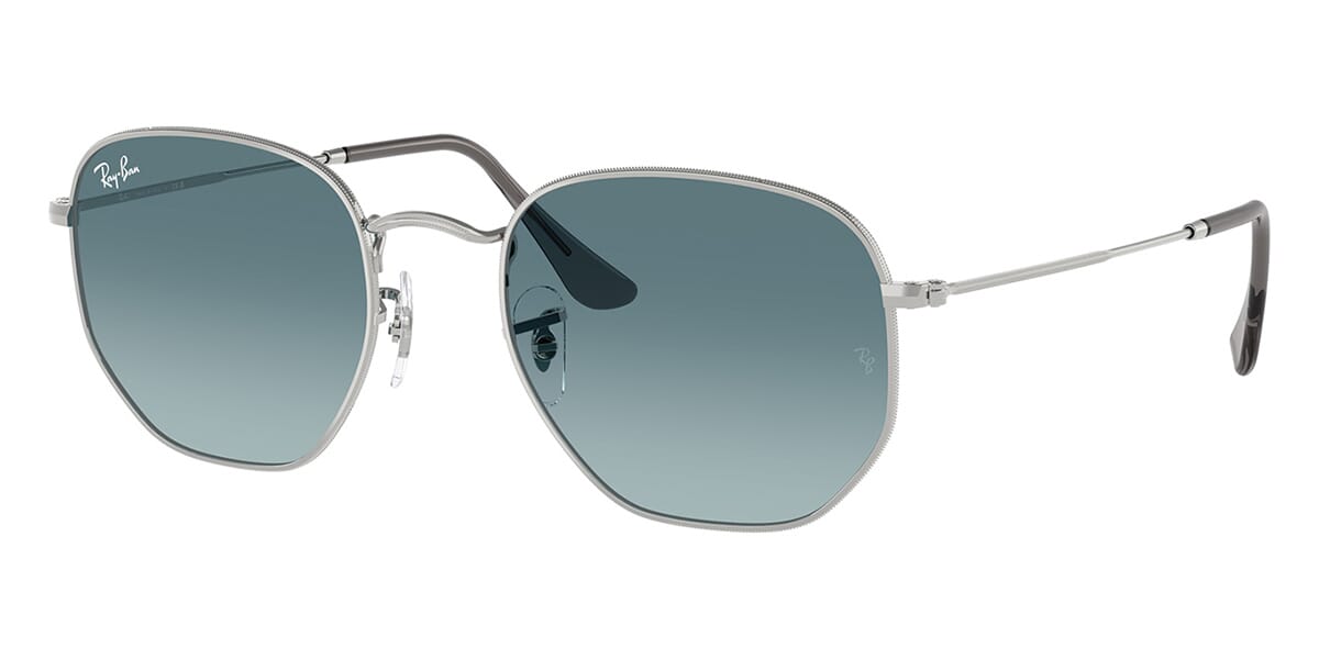 Ray-Ban Hexagonal RB3548N#colour_silver-blue-to-grey-gradient