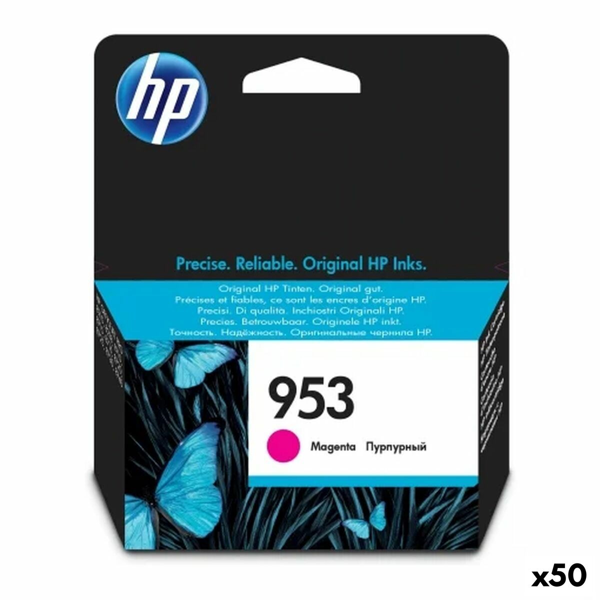Original Tintenpatrone HP 953 Magenta (50 Stück)