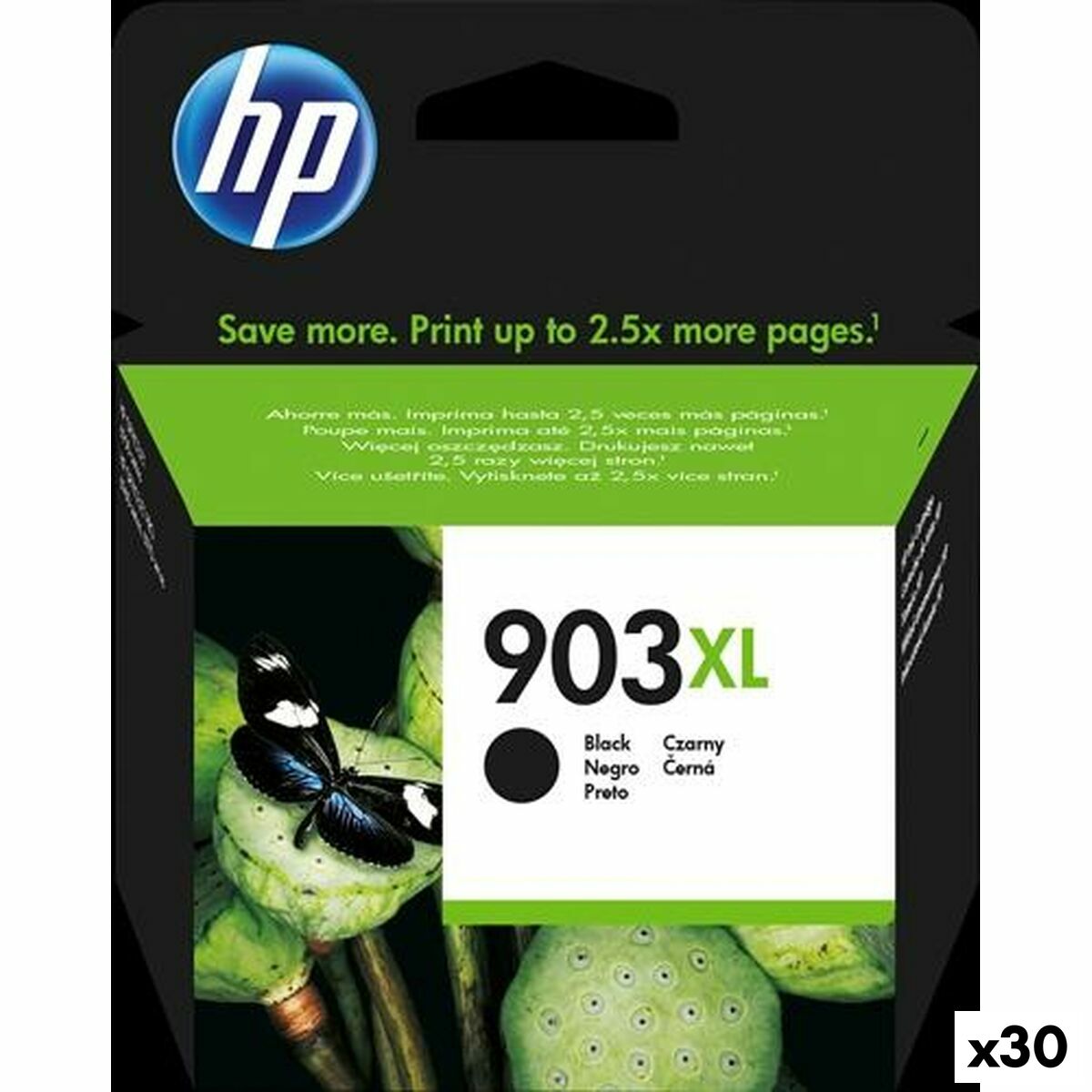 Original Tintenpatrone HP 903XL Schwarz (30 Stück)
