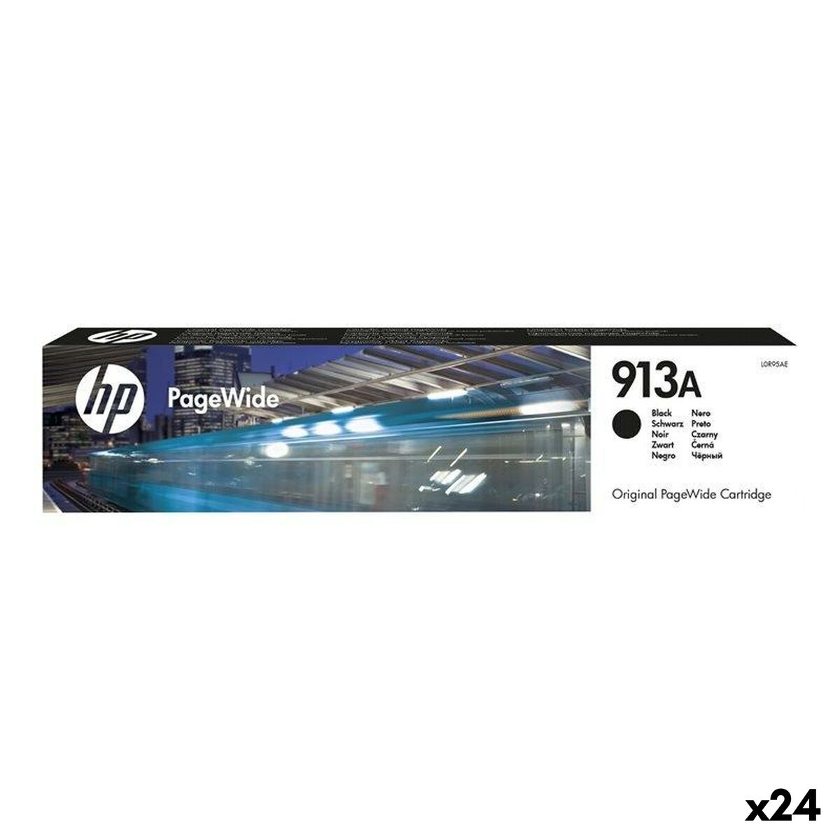 Original Tintenpatrone HP Nº 913A Schwarz (24 Stück)