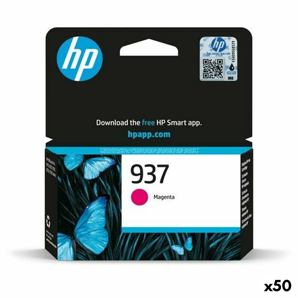 Original Tintenpatrone HP Nº 937 Magenta (50 Stück)