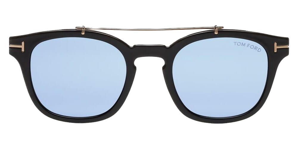 Tom Ford TF5532-B Blue Light With Clip-on#colour_shiny-black