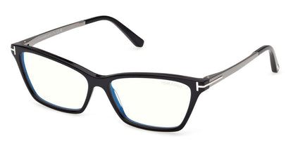 Tom Ford TF6135-B Blue Light#colour_shiny-black-with-gunmetal-grey